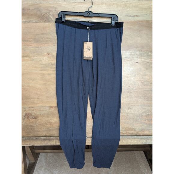 Duckworth Pants - Duckworth Leggings Womens Large Blue Maverick Grown Spun Knit Elastic Waist NWT